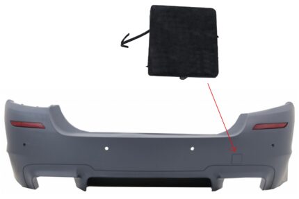 Tow Hook Cover Rear Bumper suitable for BMW 5 Series F10 F11 (2011-2017) M5 Design