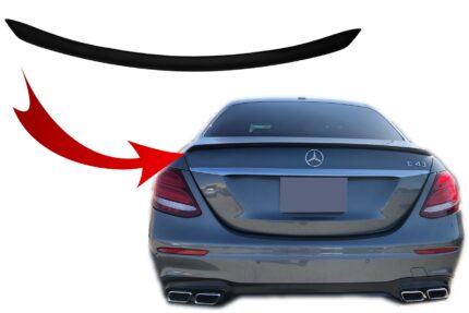 Trunk Spoiler suitable for Mercedes E-Class W213 (2016-up) Matte Black