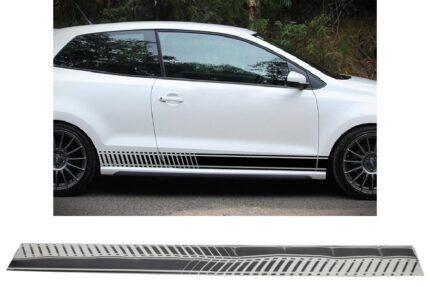 Side Decals Sticker Vinyl Matte Black suitable for VW  POLO Golf 5 6 7 V VI VII (2003-up)