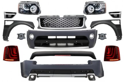 Complete Body Kit suitable for Land Range Rover Sport L320 Facelift (2009-2013) Autobiography Design Glohh LED Taillights GL-3 Dynamic
