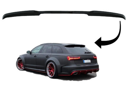 Roof Spoiler suitable for Audi A6 Avant Facelift 4G C7 (2015-2018) Piano Black