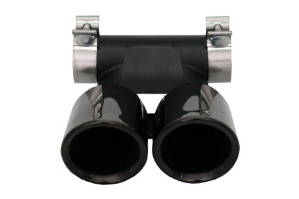 Exhaust Muffler Tips suitable for Porsche 718 Cayman Boxster 982 (2016-up) Piano Black