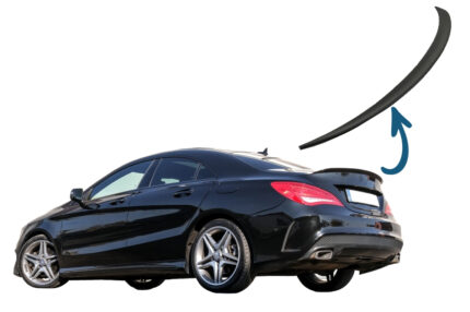 Trunk Boot Lid Spoiler suitable for Mercedes CLA C117 W117 (2013-2018) Matte Black
