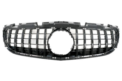 Front Grille suitable for Mercedes SLC-Class R172 Facelift (2016-2019) GT-R Panamericana Design Piano Black