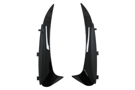 Rear Bumper Flaps Side Fins Flics suitable for Mercedes C Class C205 A205 (2015-2019) Piano Black