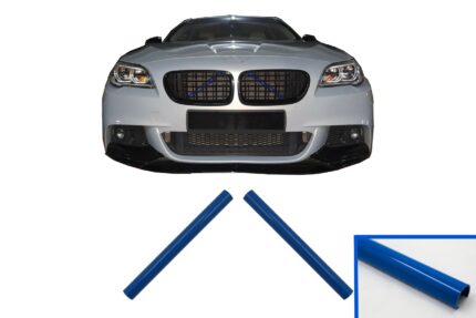 Set V-Brace Ornaments Grille Stripes Inserts Trim suitable for BMW 1 2 3 4 5 6 7 Series Blue