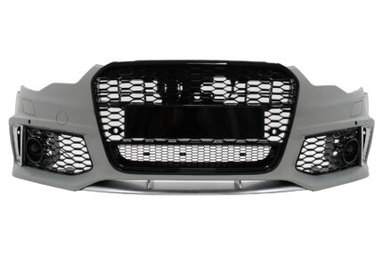 Front Bumper with Central Grille suitable for Audi A6 C7 4G (2011-2015) RS6 Design