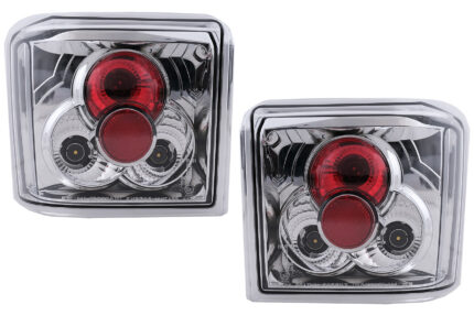 Taillights suitable for VW T4 Transporter Caravelle Multivan (1990-03.2003) Chrome