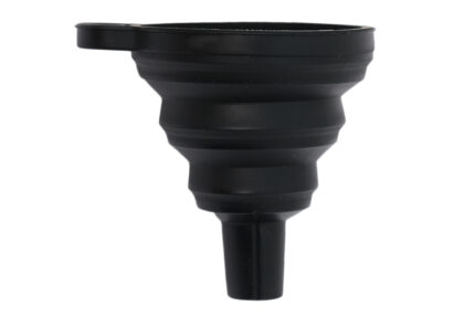 Silicone Foldable Oil Funnel Black M 1