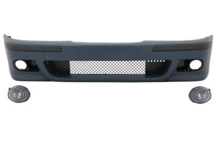 Front Bumper with Fog Lights Clear Chrome suitable for BMW 5 Series E39 (1995-2003) M5 Look