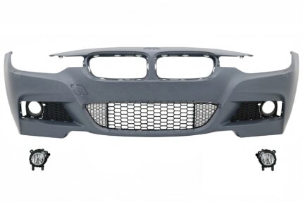 Front Bumper suitable for BMW 3 Series F30 F31 (2011-2019) M-Technik Design With Fog Lights
