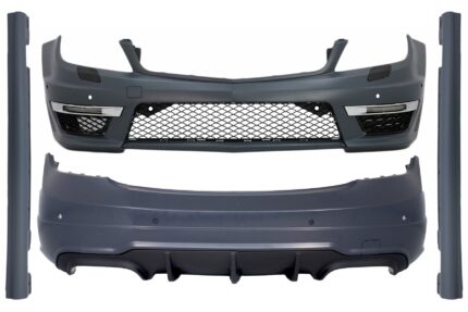 Body Kit suitable for Mercedes C-Class W204 (2007-2015) Facelift C63 Design