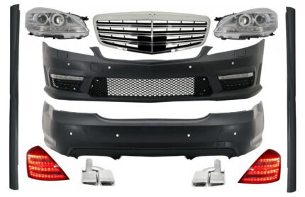 Complete Facelift Body Kit suitable for Mercedes S-Class W221 LWB (2005-2009)