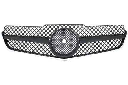 Front Grille suitable for Mercedes E-Class C207 W207 A207 (2009-2012) Coupe Cabrio SL-Look Black