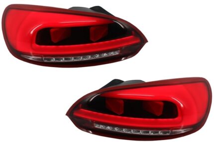 LED Taillights Light Bar suitable for VW Scirocco (2008+) Red/Clear