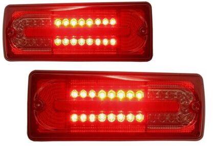 LED Taillights suitable for Mercedes G-Class W463 (1989-2015) Red Smoke