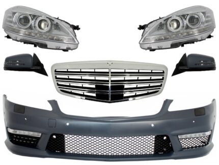 Complete Facelift Retrofit Front Conversion suitable for Mercedes W221 S-Class (2005-2009) S63 S65 Design