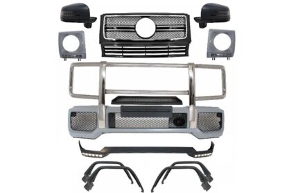 Complete Conversion Front Bumper Assembly suitable for Mercedes G-Class W463 (1989-2018) G63 G65 Design