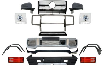 Complete Conversion Retrofit Body Kit suitable for Mercedes G-Class W463 (1989-2018) G65 Design Crome