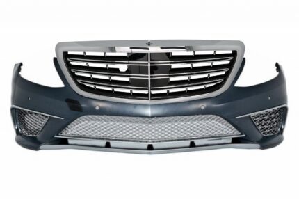 Front Bumper with Grille suitable for Mercedes S-Class W222 (2013-06.2017) S65 Design