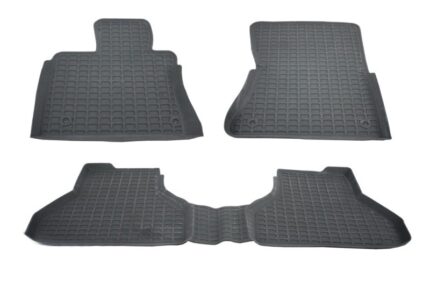 Floor Mats Rubber Mats suitable for BMW X6 E71 (2008-2014) Anthracite Grey