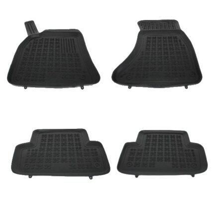 Floor mat Rubber Black suitable for AUDI A4 B8 03/2008-2015, A5 Sportback (Liftback) 09.2009-2016