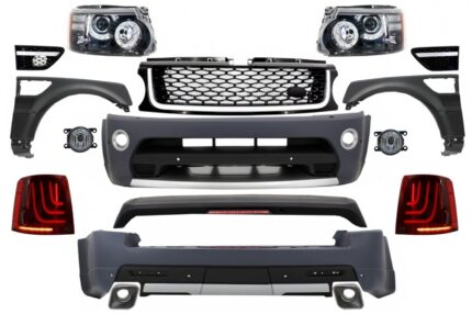 Complete Body Kit suitable for Land Range Rover Sport L320 Facelift (2009-2013) Autobiography Design Glohh LED Taillights GL-3 Dynamic