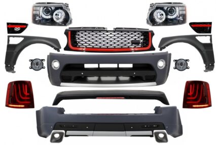 Complete Body Kit suitable for Land Range Rover Sport L320 Facelift (2009-2013) Autobiography Design Glohh LED Taillights GL-3 Dynamic