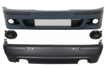 Body Kit suitable for BMW E39 5 Series (1995-2003) Double Outlet M5 Design Fog Lights Smoke