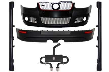 Body Kit suitable for VW Golf Mk 5 V Golf 5 (2003-2007) GTI R32 Design with Complete Exhaust System