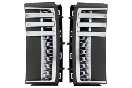 Side Vents Grilles suitable for Land Range Rover Vogue III L322 (2002-2012) Autobiography Gray Silver Edition