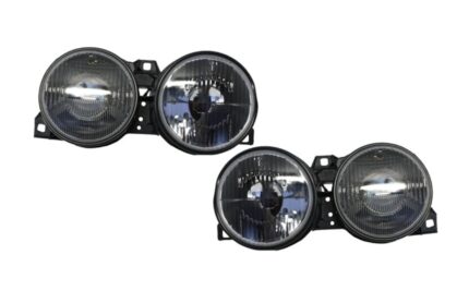 Headlights suitable for BMW 3 series E30 (11.1982-06.1994) Black