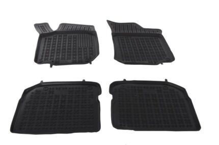 Rubber Car Floor Mat Black suitable for Seat Leon 99-05 Toledo 99-04 SKODA Octavia 97-10 VW Beetle Bora 98-05 Golf 4 IV 97-06