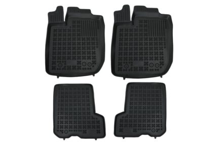 Rubber Floor mat Black suitable for Dacia Sandero II (2013-2018)