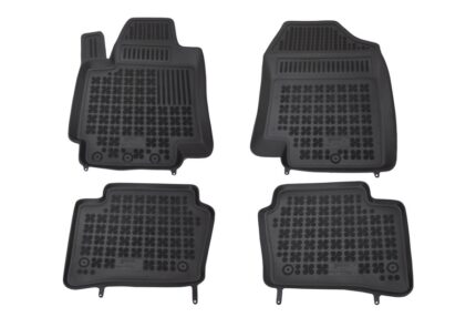 Floor mat black suitable for HYUNDAI i20 (2008-2014)