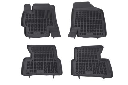 Floor mat black suitable for KIA Rio II 2005-2011