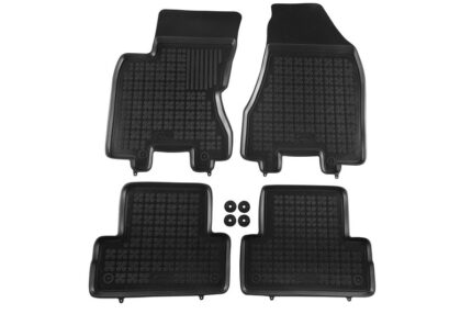 Floor mat black suitable for NISSAN X-Trail II 2007-2013