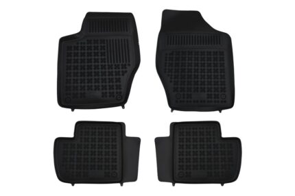 Floor mat black suitable for PEUGEOT 308 2007-2013
