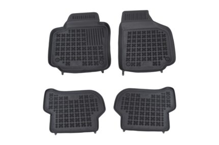 Floor mat black suitable for SKODA Yeti 2009-; suitable for VW Golf Plus 2005-