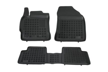 Floor mat black suitable for TOYOTA Auris II, Auris Hybrid 2012- .