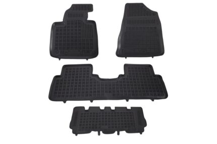 Floor mat black suitable for KIA Sorento III 2015-