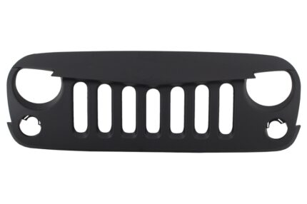 Central Front Grille suitable for JEEP Wrangler / Rubicon JK (2007-2017) Angry Bird Design Matte Black