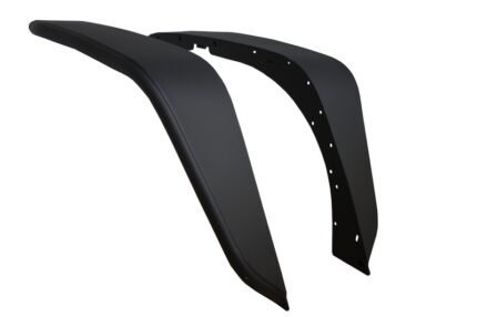 Front Crusher Tube Flat Steel Fender Flares suitable for JEEP Wrangler Rubicon JK (2007-2017)