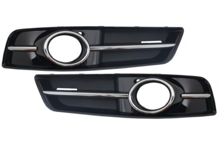 Fog Lamp Covers Side Grilles suitable for Audi A3 Facelift 8P1 (2008-2012) S3 Sline Design