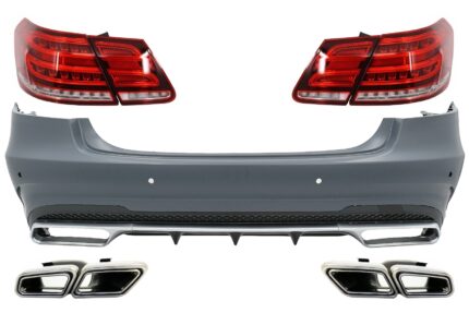Rear Conversion Package suitable for Mercedes E-Class W212 (2009-2012) to Facelift E63 Design