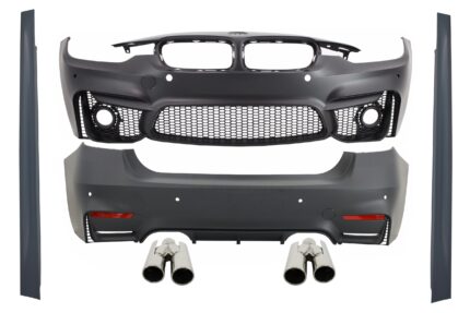 Body Kit suitable for BMW F30 (2011-2019) EVO II M3 CS Design with Exhaust Muffler Tips Quad