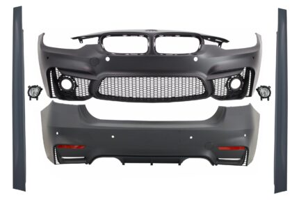 Body Kit suitable for BMW F30 (2011-2019) EVO II M3 CS Design with Fog Light Projectors