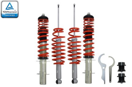Height Adjustable Sport Coilover Suspension Kit Red Line suitable for VW Golf 4 / Bora / NEW Beetle / suitable for SKODA Octavia / Seat Leon / Seat Toledo / Audi A3