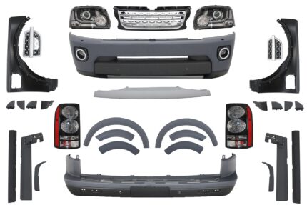 Complete Conversion Body Kit suitable for Land Rover Discovery 3 L319 (2004-2009) to Discovery 4 Facelift