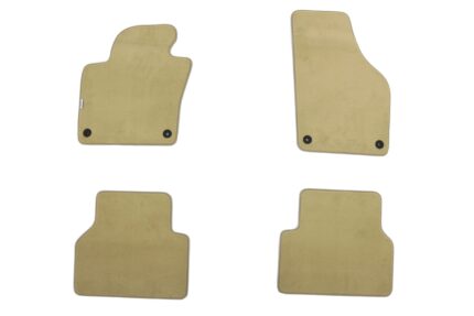 Floor mat Carpet beige suitable for VW Tiguan 10/2007-03/2016